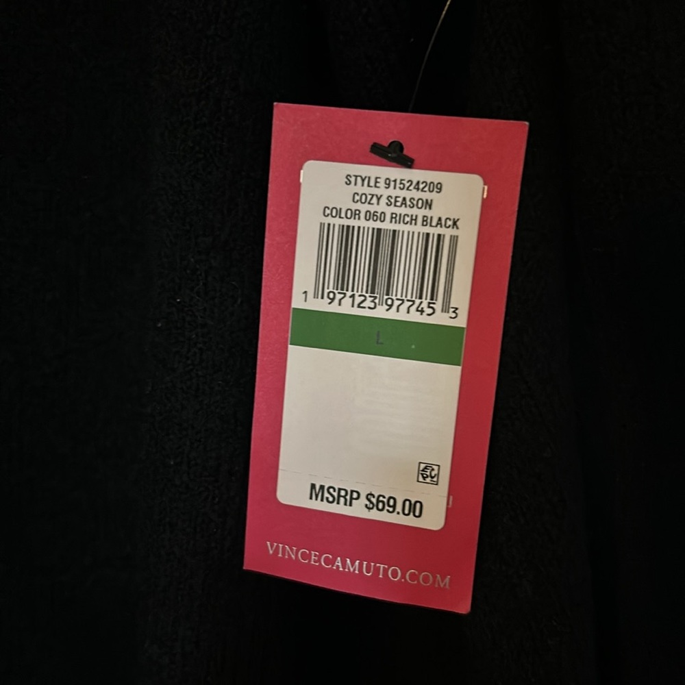 NWT Vince Camuto cozy color block crew neck long sleeve sweater - Picture 9 of 9